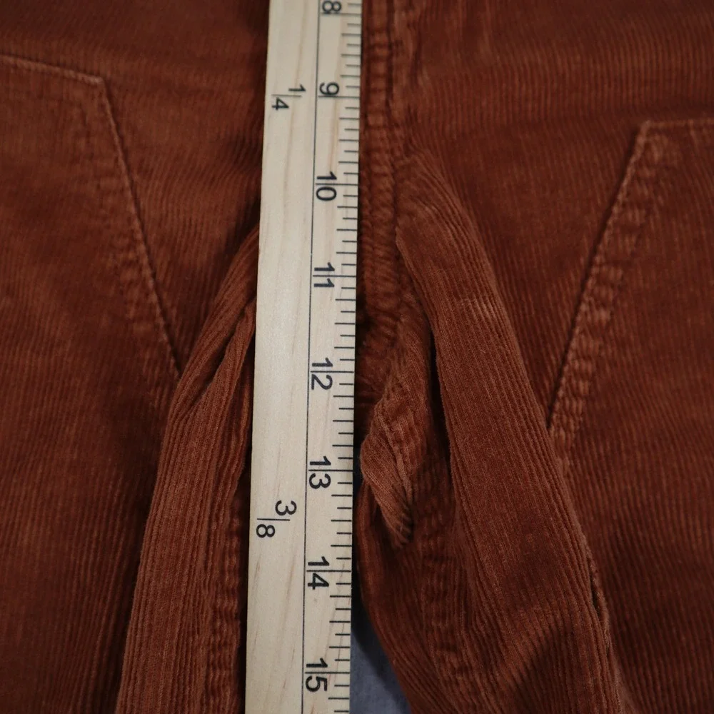Vans Corduroy Pants Carpenter Brown Size 28 Double Knee Baggy Skater Gorpcore